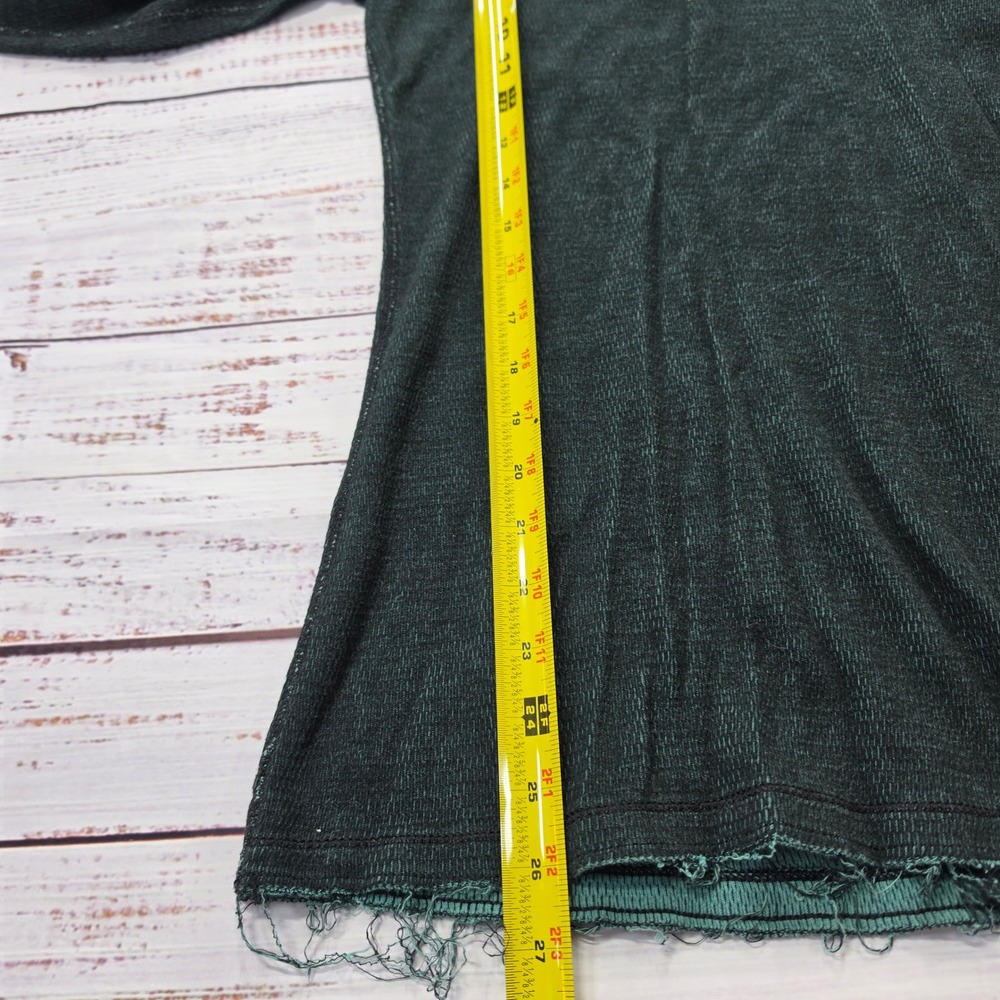 Sinful Affliction Thermal Top Womens S Green Excellent Reversible Y2K Grunge - Picture 8 of 8